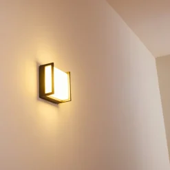 Applique Murale D'Exterieur Skove Led Anthracite, 1 Lumiere