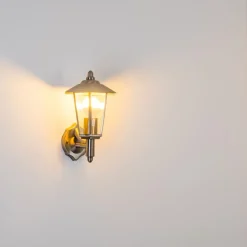 Applique Murale D'Exterieur Moskau Acier Inoxydable, 1 Lumiere