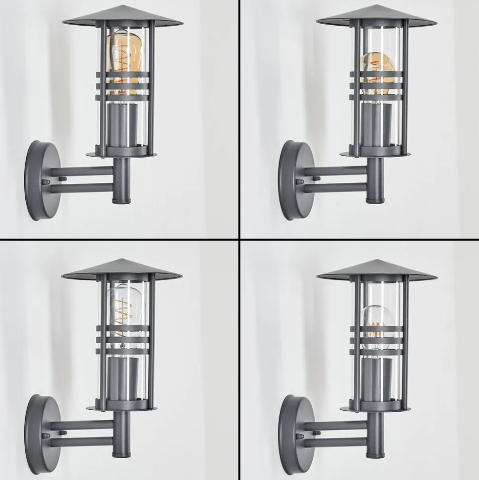 Applique Murale D'Exterieur Forli Anthracite, 1 Lumiere