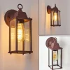 Applique Murale D'Exterieur Hialeah Rouille, 1 Lumiere
