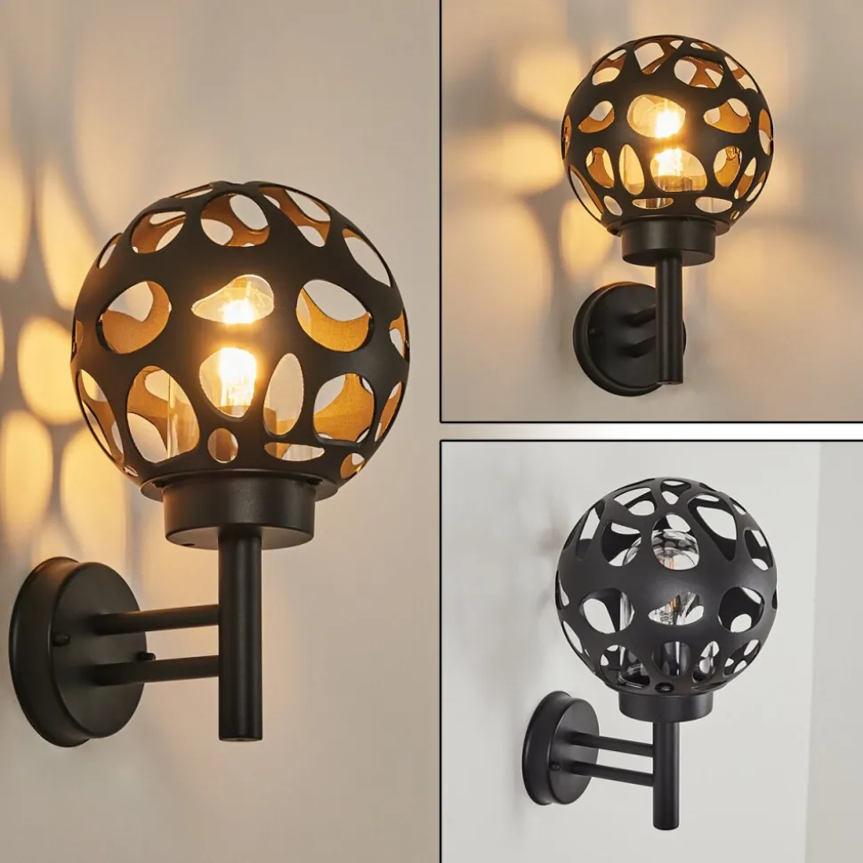Applique Murale D'Exterieur Saaseg Anthracite, 1 Lumiere