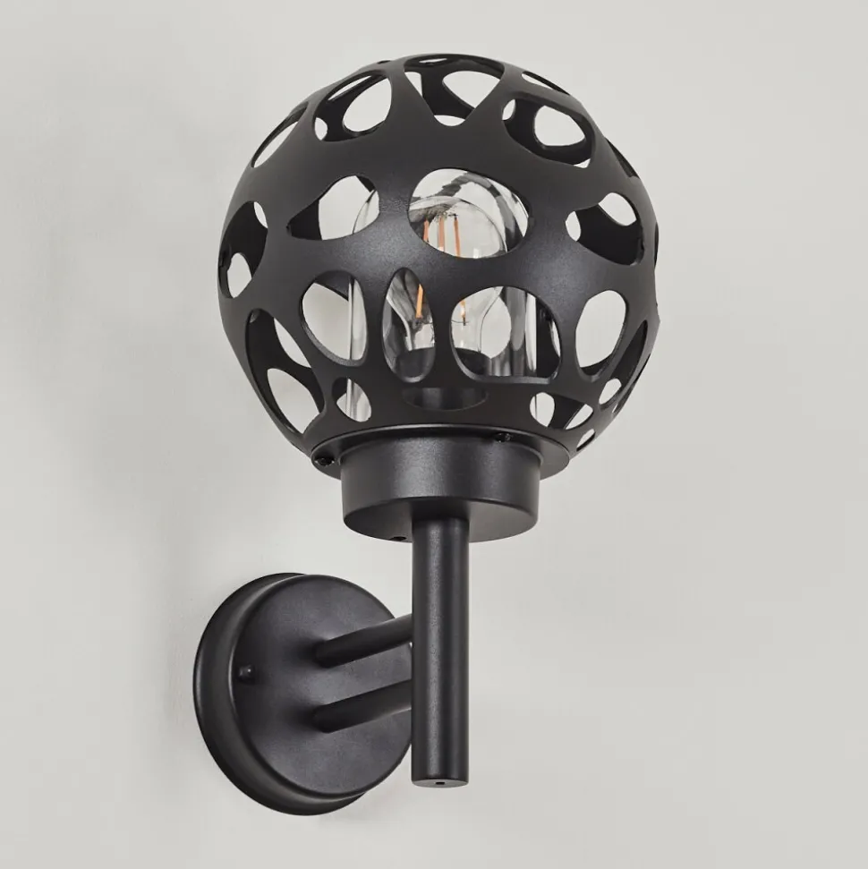 Applique Murale D'Exterieur Saaseg Anthracite, 1 Lumiere