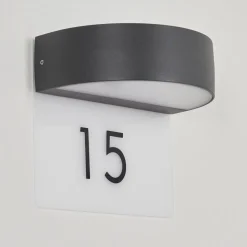 Applique Murale D'Exterieurfletcher Led Anthracite, 2 Lumieres