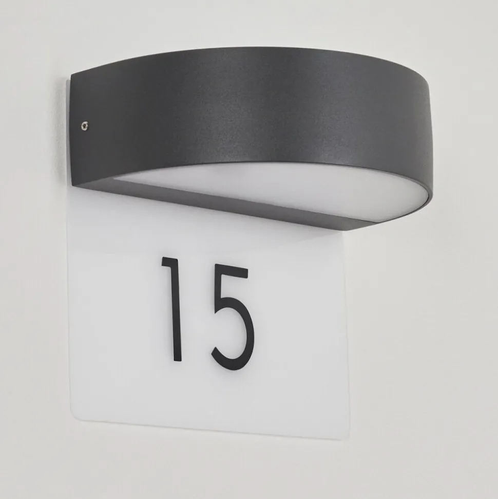 Applique Murale D'Exterieurfletcher Led Anthracite, 2 Lumieres
