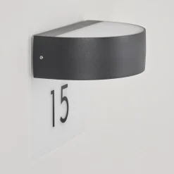 Applique Murale D'Exterieurfletcher Led Anthracite, 2 Lumieres