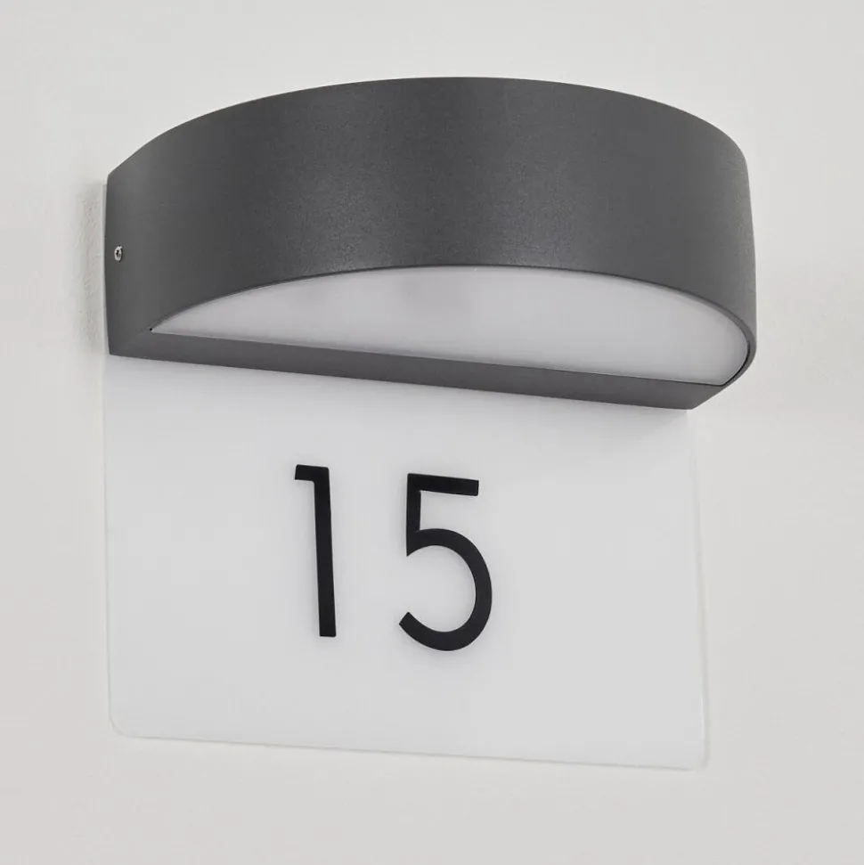 Applique Murale D'Exterieurfletcher Led Anthracite, 2 Lumieres