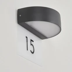 Applique Murale D'Exterieurfletcher Led Anthracite, 2 Lumieres