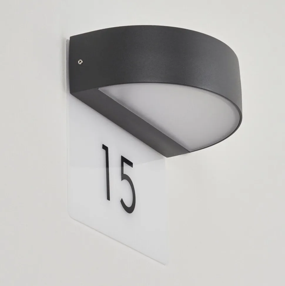 Applique Murale D'Exterieurfletcher Led Anthracite, 2 Lumieres