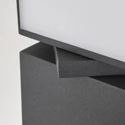 Applique Murale D'Exterieur Swanek Led Anthracite, 1 Lumiere