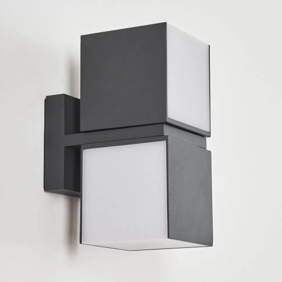 Applique Murale D'Exterieur Swanek Led Anthracite, 1 Lumiere