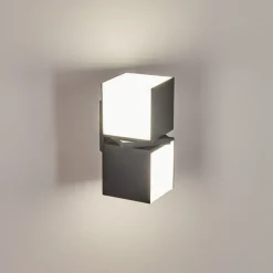 Applique Murale D'Exterieur Swanek Led Anthracite, 1 Lumiere