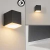 Applique Murale D'Exterieuroatlands Led Anthracite, 1 Lumiere