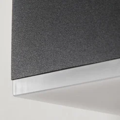 Applique Murale D'Exterieuroatlands Led Anthracite, 1 Lumiere