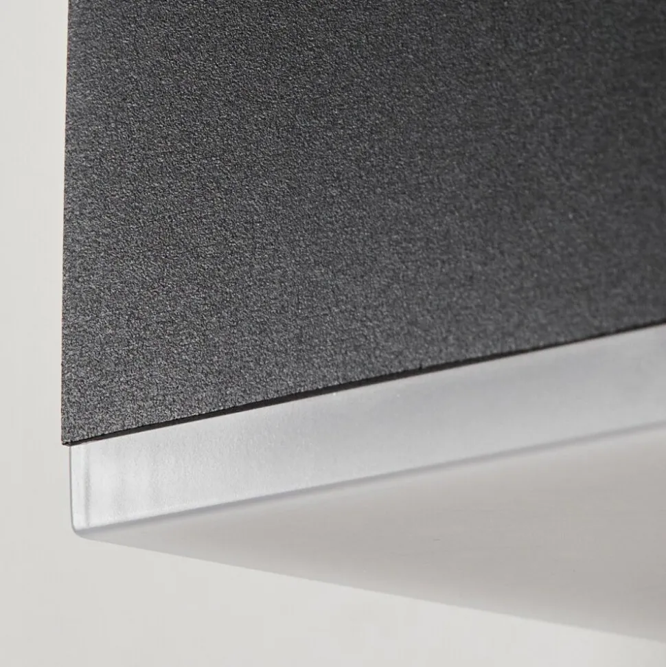 Applique Murale D'Exterieuroatlands Led Anthracite, 1 Lumiere