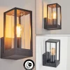 Applique Murale D'Exterieur Oiba Anthracite, 1 Lumiere