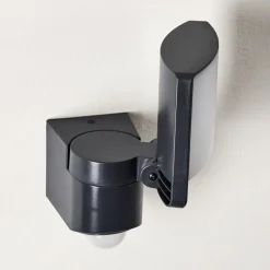 Applique Murale D'Exterieur Larvik Led Anthracite, 1 Lumiere, Detecteur De Mouvement