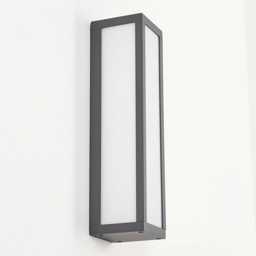 Applique Murale D'Exterieurapidou Led Anthracite, 1 Lumiere