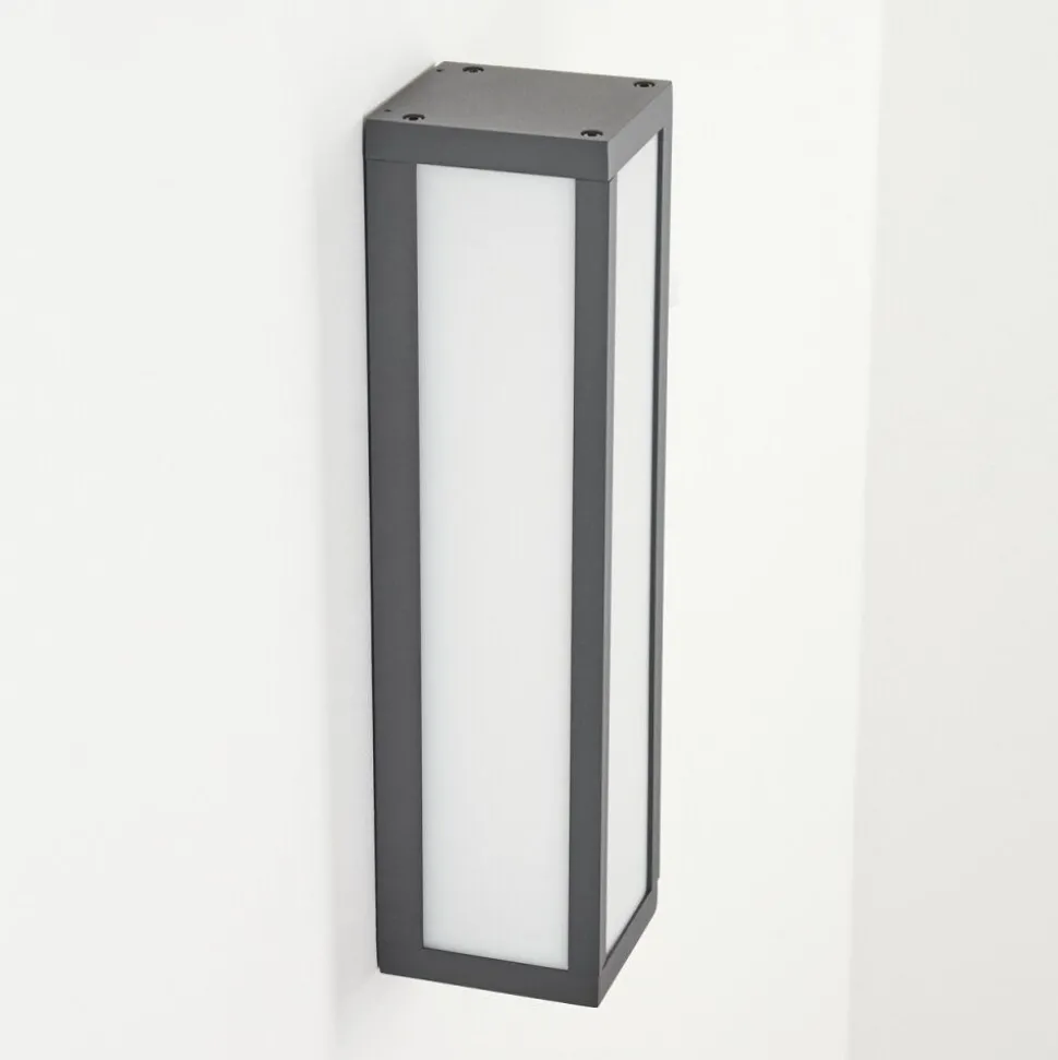 Applique Murale D'Exterieurapidou Led Anthracite, 1 Lumiere