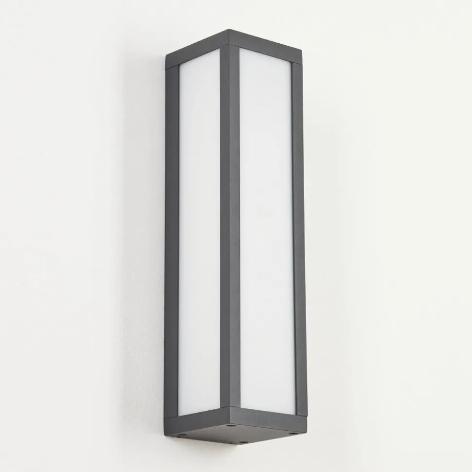 Applique Murale D'Exterieurapidou Led Anthracite, 1 Lumiere