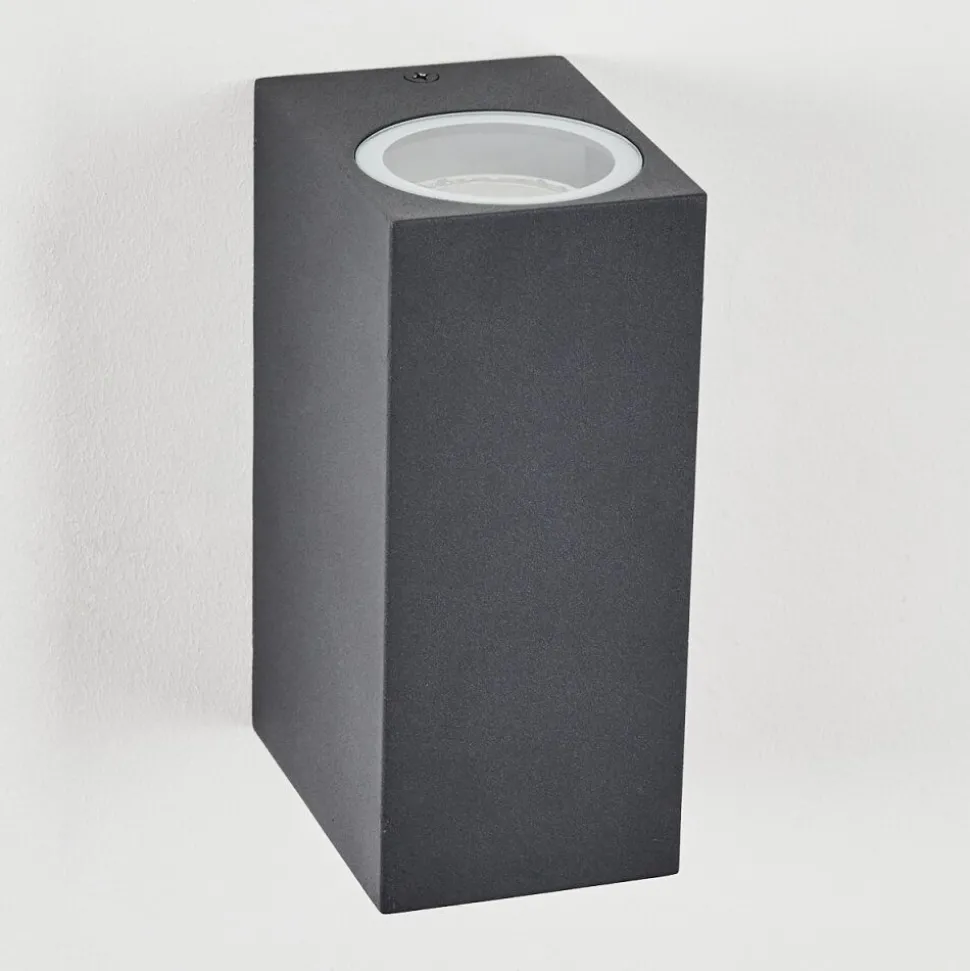 Applique Murale D'Exterieur Skaabu Noir, Blanc, 2 Lumieres
