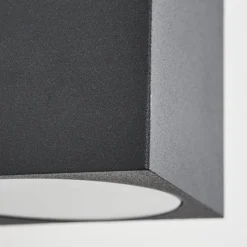 Applique Murale D'Exterieur Skaabu Noir, Blanc, 2 Lumieres