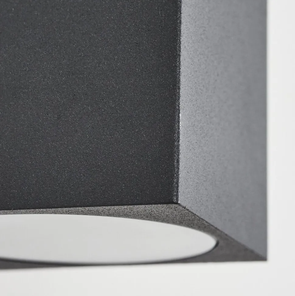 Applique Murale D'Exterieur Skaabu Noir, Blanc, 2 Lumieres
