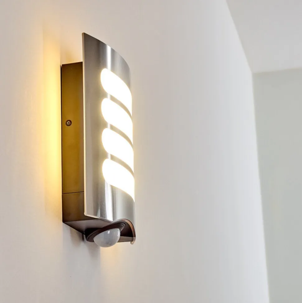 Applique Murale D'Exterieur Meja Led Anthracite, 1 Lumiere, Detecteur De Mouvement