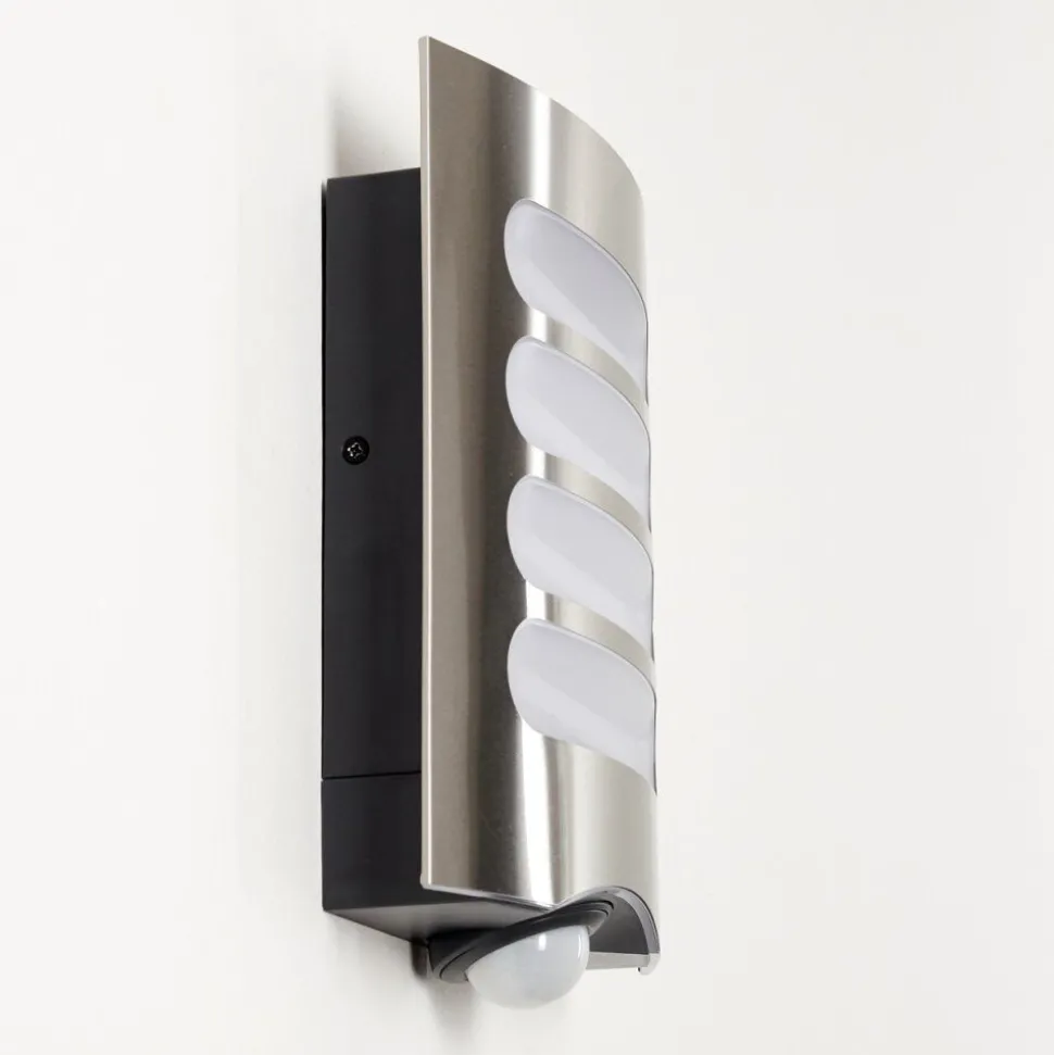 Applique Murale D'Exterieur Meja Led Anthracite, 1 Lumiere, Detecteur De Mouvement