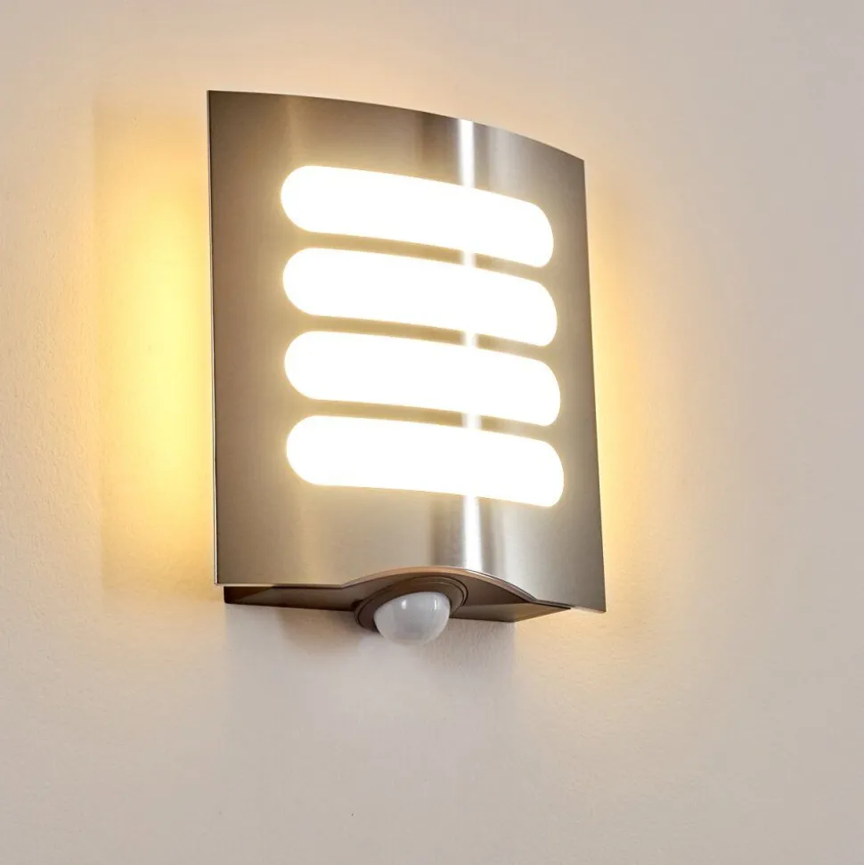 Applique Murale D'Exterieur Meja Led Anthracite, 1 Lumiere, Detecteur De Mouvement
