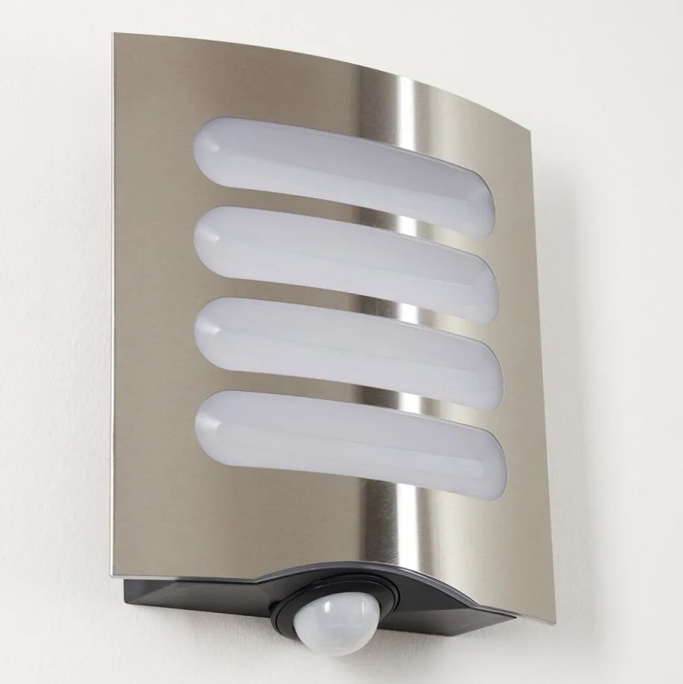 Applique Murale D'Exterieur Meja Led Anthracite, 1 Lumiere, Detecteur De Mouvement