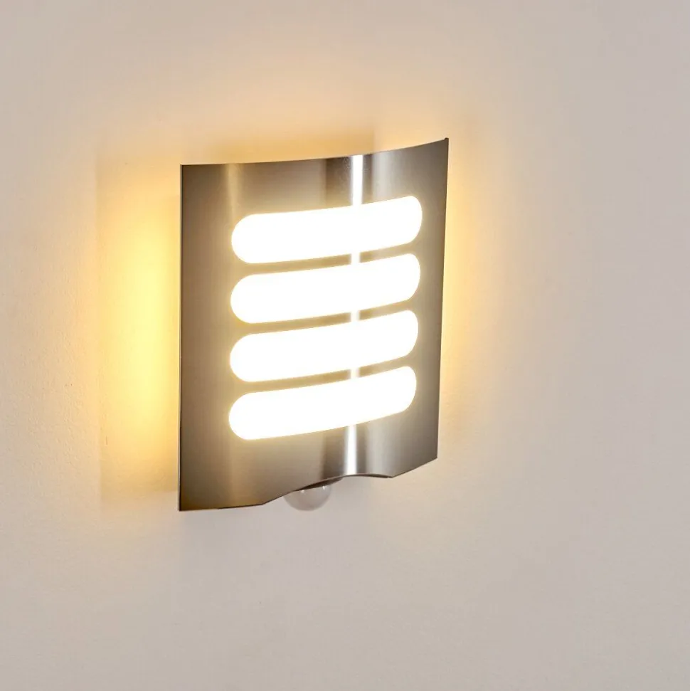 Applique Murale D'Exterieur Meja Led Anthracite, 1 Lumiere, Detecteur De Mouvement