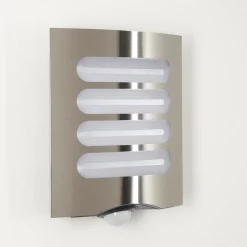 Applique Murale D'Exterieur Meja Led Anthracite, 1 Lumiere, Detecteur De Mouvement