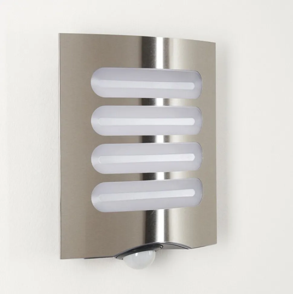 Applique Murale D'Exterieur Meja Led Anthracite, 1 Lumiere, Detecteur De Mouvement