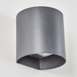 Applique Murale D'Exterieur Vikom Led Anthracite, 2 Lumieres