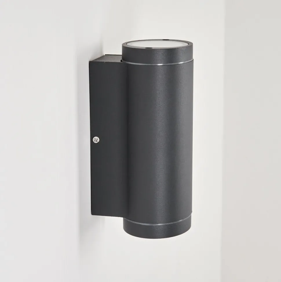 Applique Murale D'Exterieur Cebuentos Anthracite, 2 Lumieres