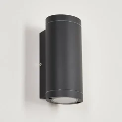 Applique Murale D'Exterieur Cebuentos Anthracite, 2 Lumieres