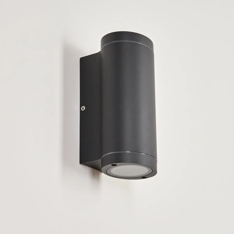 Applique Murale D'Exterieur Cebuentos Anthracite, 2 Lumieres