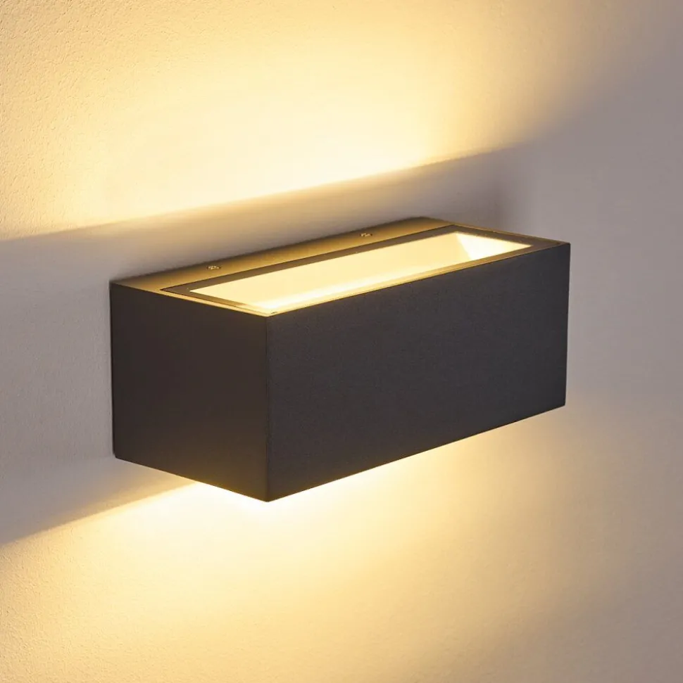 Applique Murale D'Exterieur Spidern Led Aluminium, 1 Lumiere