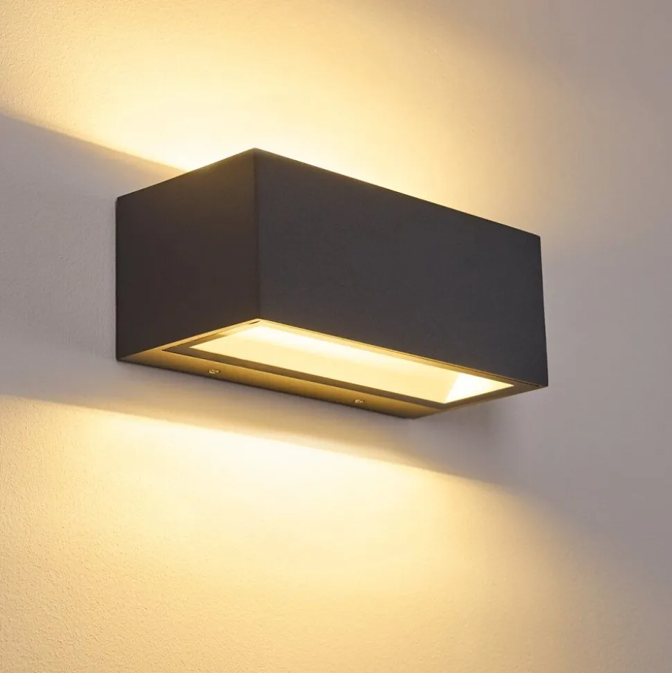 Applique Murale D'Exterieur Spidern Led Aluminium, 1 Lumiere