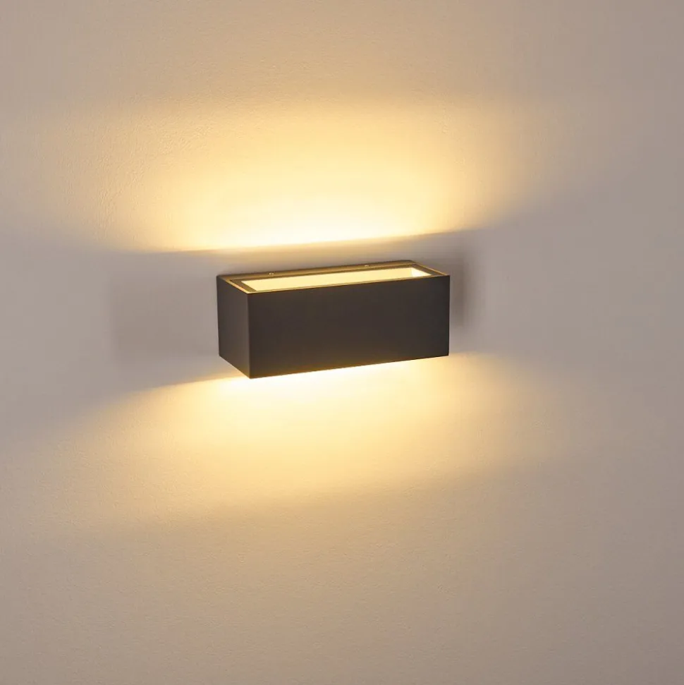 Applique Murale D'Exterieur Spidern Led Aluminium, 1 Lumiere