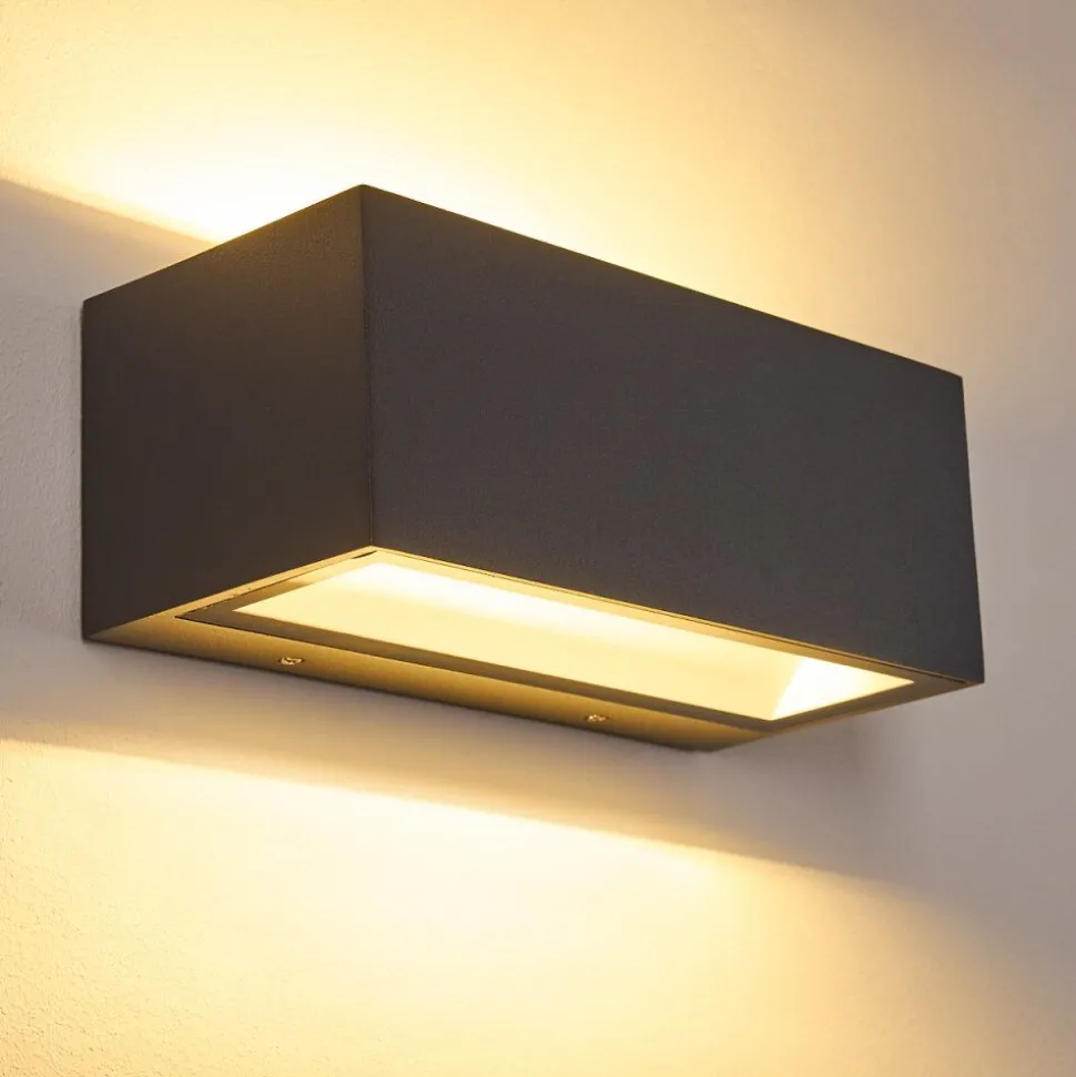 Applique Murale D'Exterieur Spidern Led Aluminium, 1 Lumiere