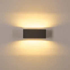 Applique Murale D'Exterieur Spidern Led Aluminium, 1 Lumiere