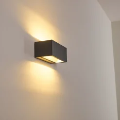 Applique Murale D'Exterieur Spidern Led Aluminium, 1 Lumiere