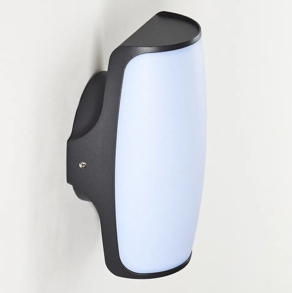 Applique Murale D'Exterieur Svea Led Anthracite, 1 Lumiere