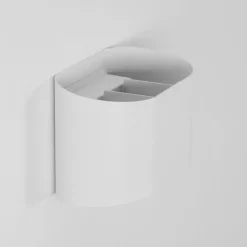 Applique Murale D'Exterieur Everton Led Blanc, 2 Lumieres
