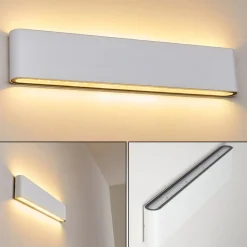 Applique Murale D'Exterieur Tinglev Led Blanc, 2 Lumieres