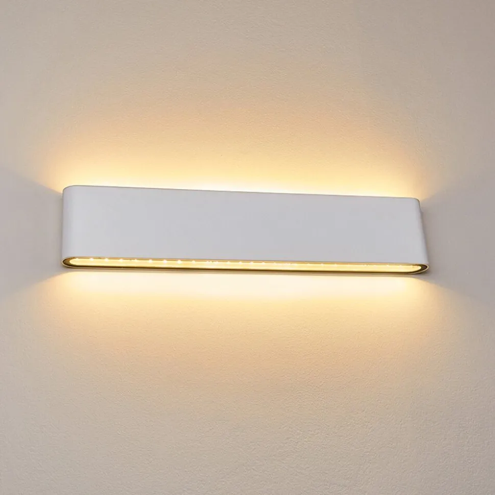Applique Murale D'Exterieur Tinglev Led Blanc, 2 Lumieres