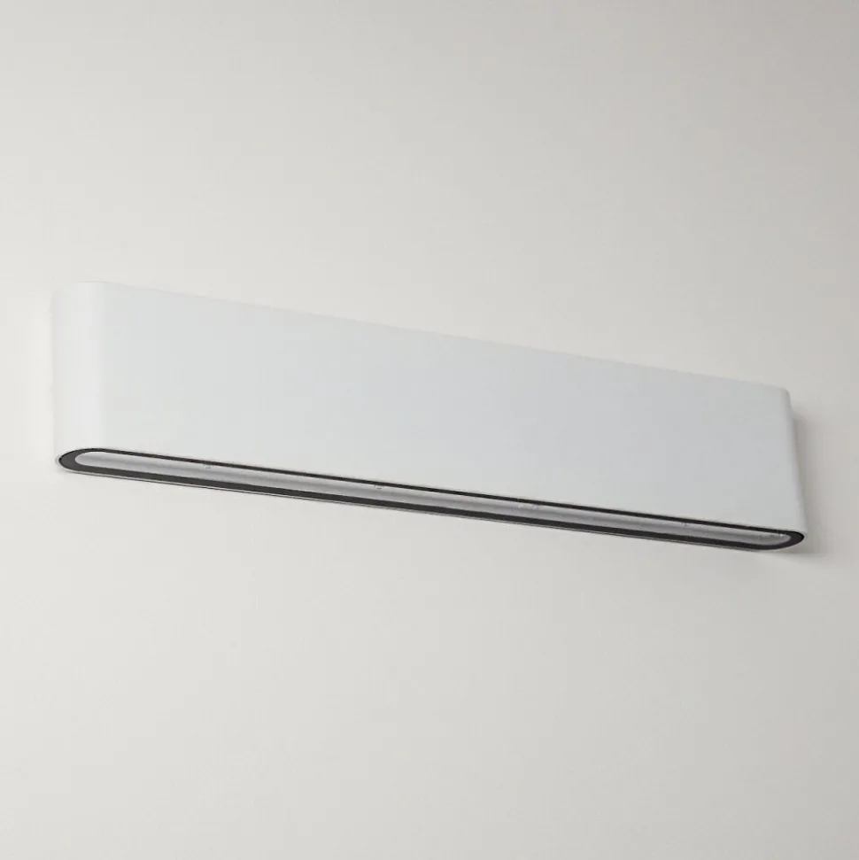 Applique Murale D'Exterieur Tinglev Led Blanc, 2 Lumieres