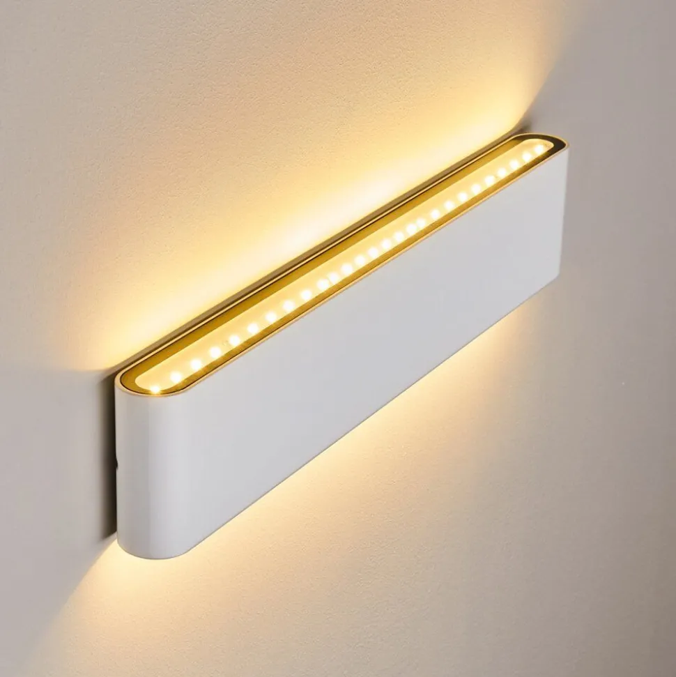 Applique Murale D'Exterieur Tinglev Led Blanc, 2 Lumieres