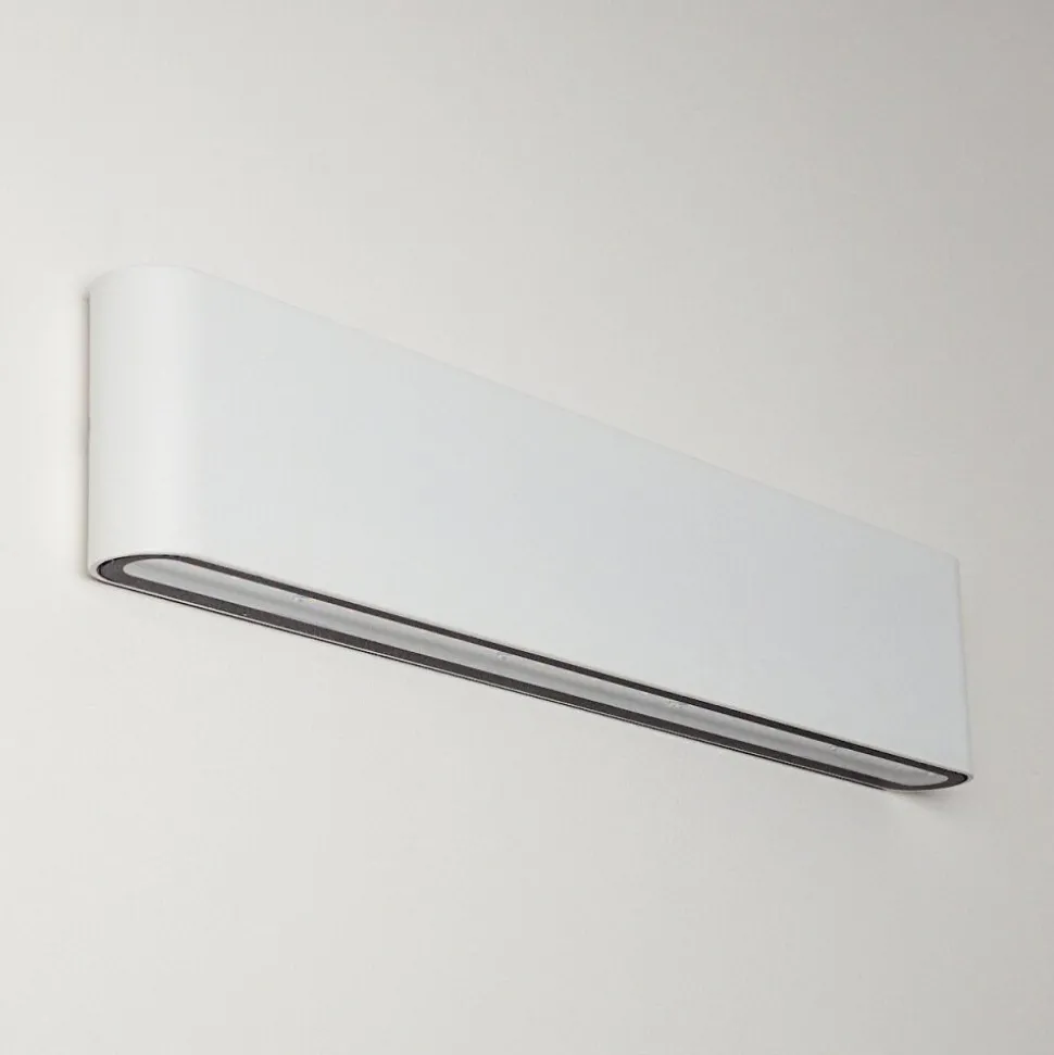 Applique Murale D'Exterieur Tinglev Led Blanc, 2 Lumieres